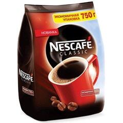 Кофе Nescafe Classic, 750 г, картон, гранула