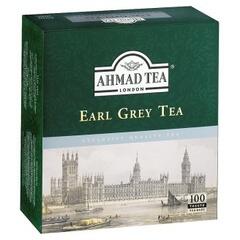 Ahmad Tea, Чай Эрл Грей, пакетики с ярлычками, 100 пакетиков по 2 гр.